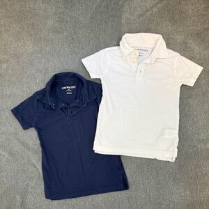 Crewcuts Blue and White Polo Shirts